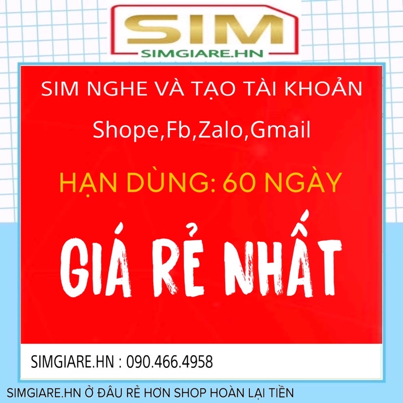 SIM VIETNAMOBILE NGHE GỌI TẠO TÀI KHOẢN ĐÃ BẺ RA