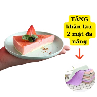 [HÀNG NEW] - Đĩa Lúa Mạch Tròn 15cm Cao Cấp, An Toàn, Tiện Lợi - Bộ Dĩa Nhựa Lúa Mạch Mini Set 6 Cái