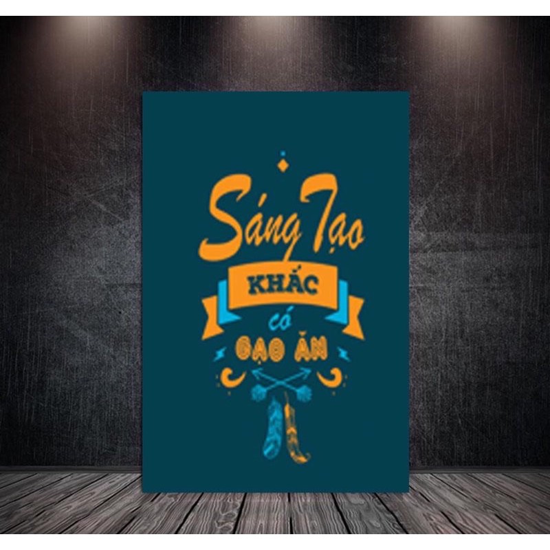 Tranh động lực decal bồi fomex 5mm rẻ-đẹp