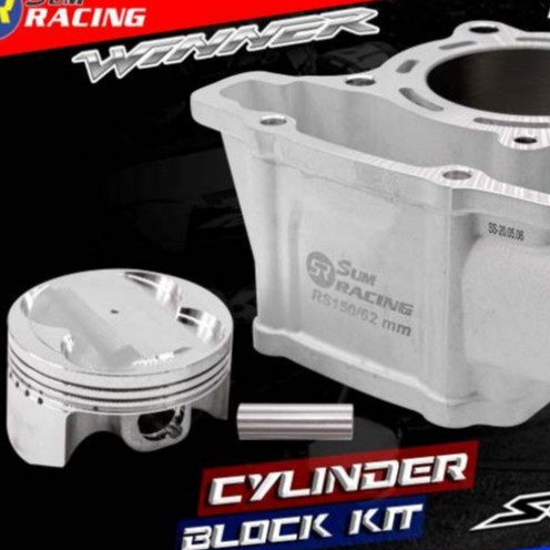 PISTON BẠC TA RACING WINNER SONIC 150 FJN 57.8MM &amp; 62MM &amp; 65MM