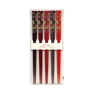 Set 5 đôi đũa mẫu lá phong (Made in Japan)