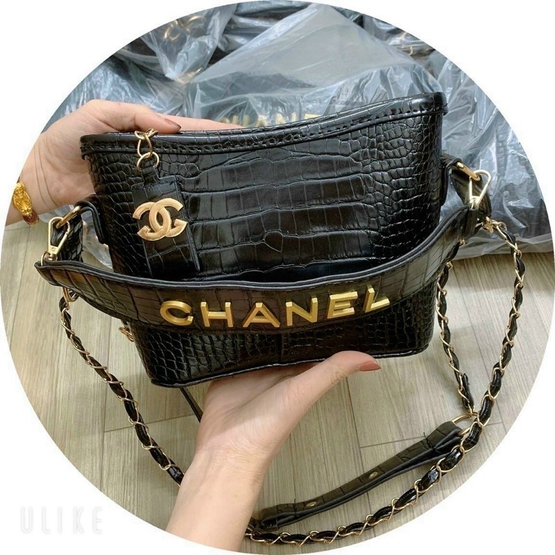 Túi Đeo Chéo Hobo Vân Rắn, Túi Xách Nữ Thời Trang