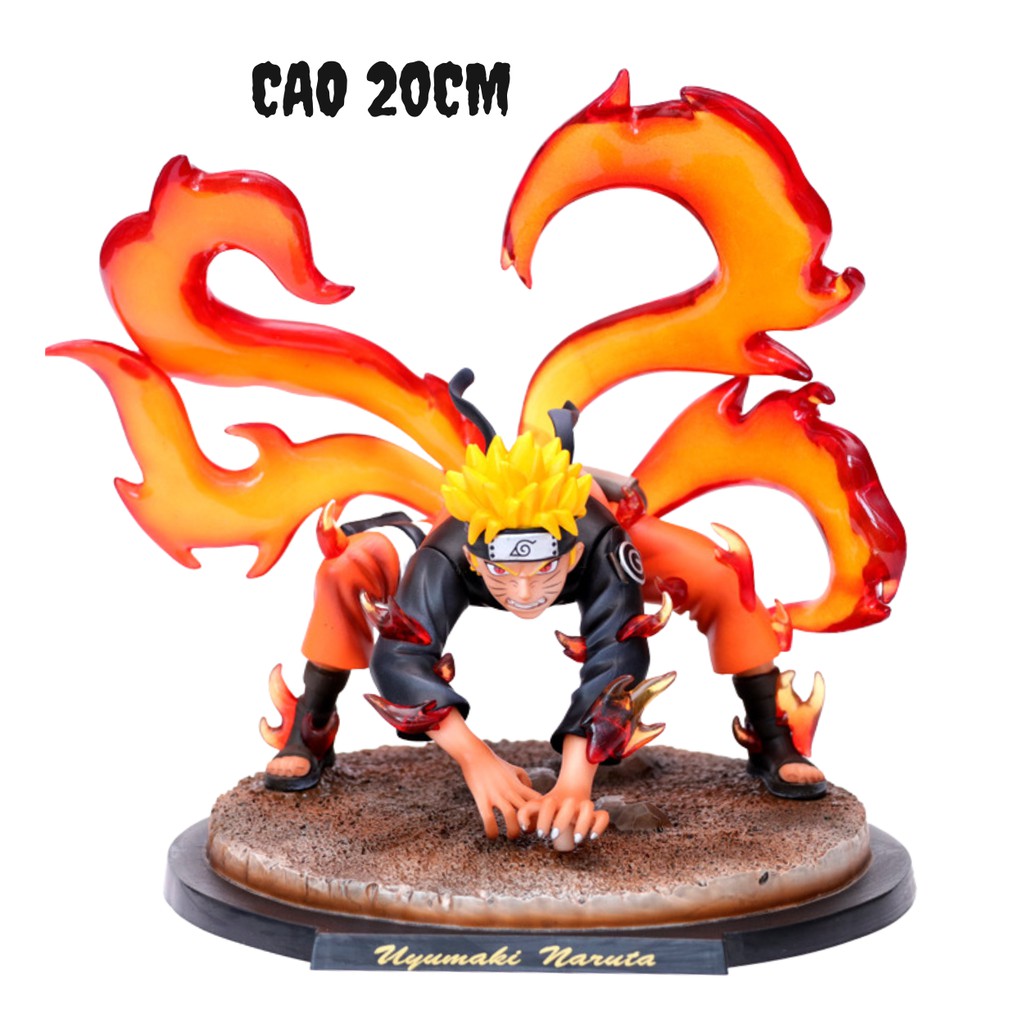 Mô hình Naruto cửu vỹ jinchuriki siêu đẹp  cao 20cm hàng chất lượng cao figure naruto mô hình giá xưởn