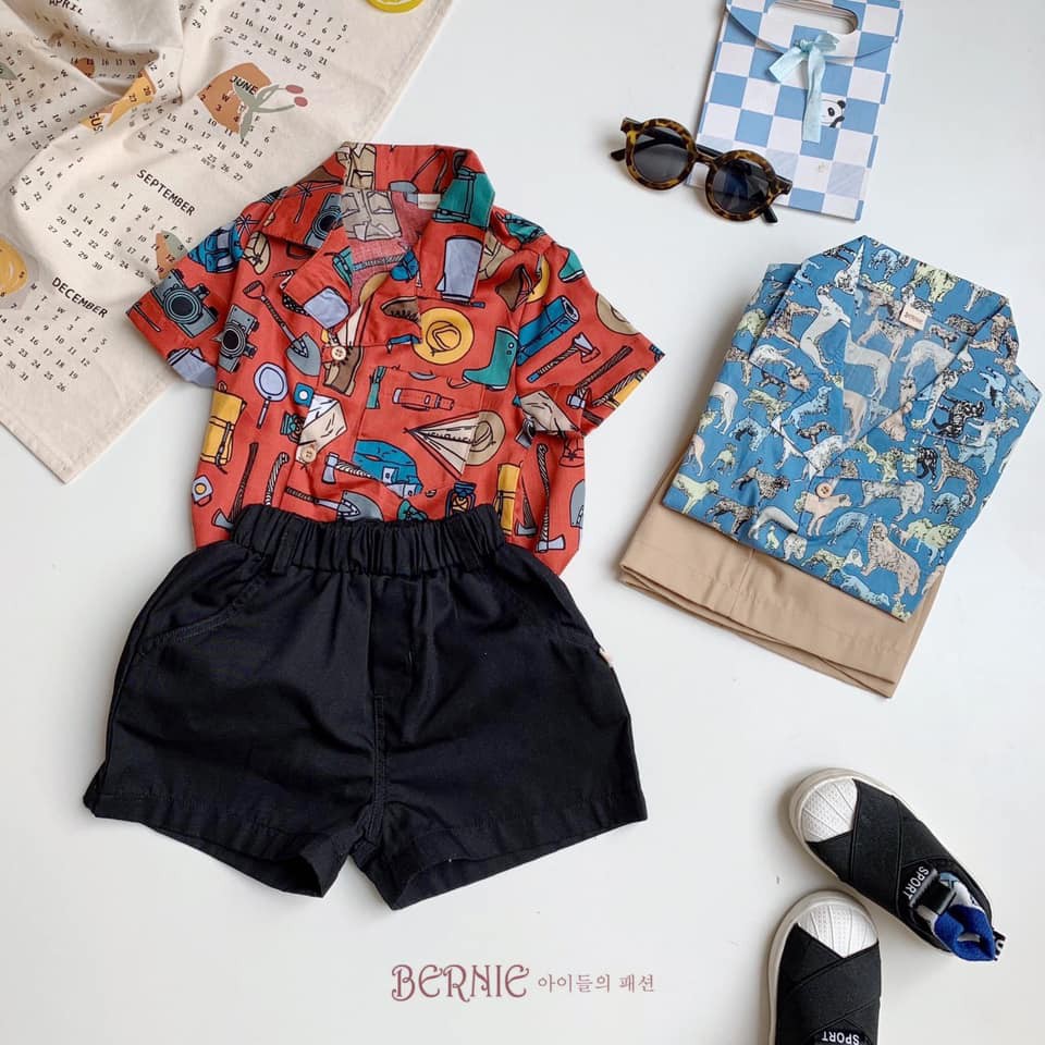 Set áo quần họa tiết The Sea - Hãng BERNIE