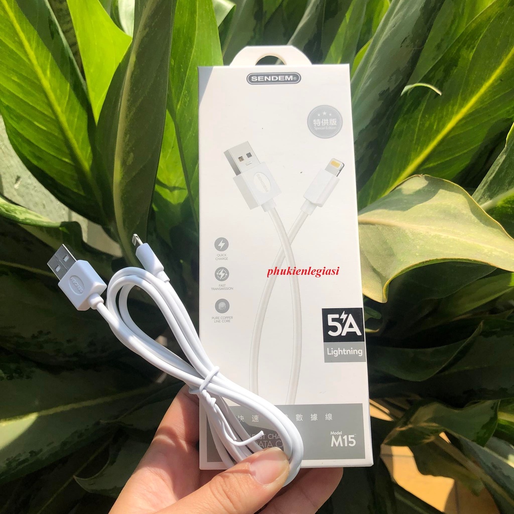 Cáp sạc IPHiệu Sendem M15 best giá
