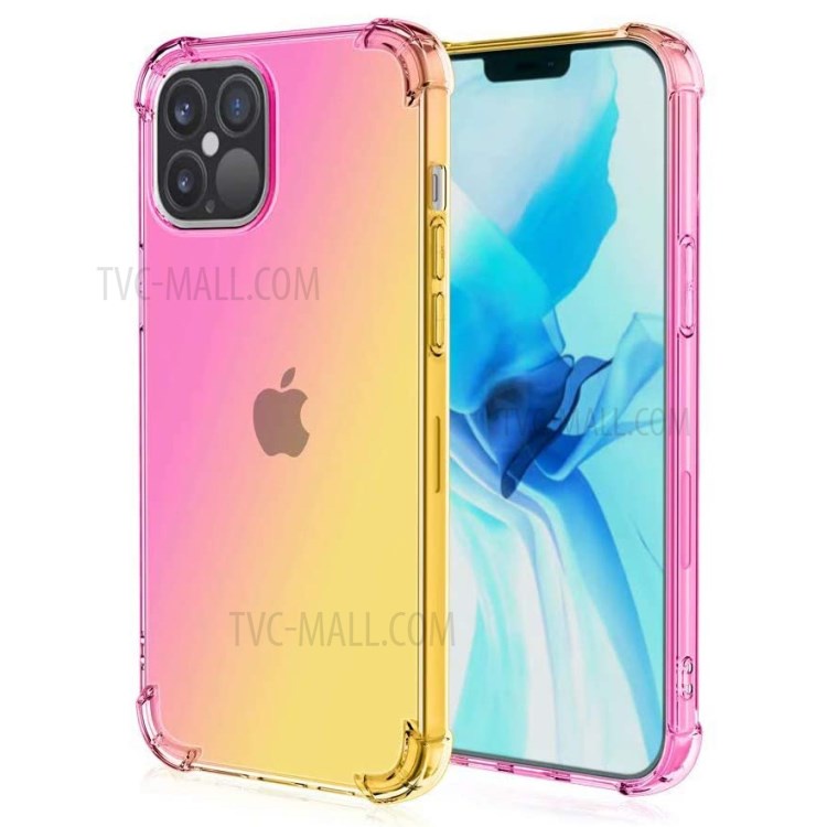 Ốp lưng TPU cho IP 12 Pro Max chống sốc 4 góc Vỏ chống rơi Clear Change Color (hình chỉ minh họa)