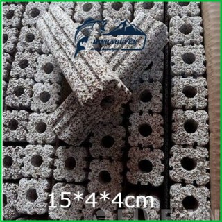 Sứ Thanh Muối Tiêu vật liệu lọc cho bể cá (kích thước: 15*4*4cm)