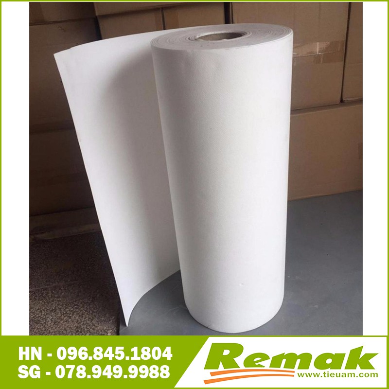 Bìa gốm chống cháy Ceramic Paper dày 3-5mm Vật liệu cách nhiệt cao cấp