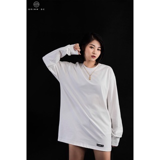 Grimm DC Basic long sleeve - White (Áo tay dài basic long sleeve - White)