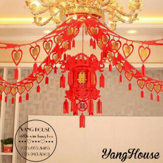 Lồng Đèn Treo Trần Nhà Đám Cưới