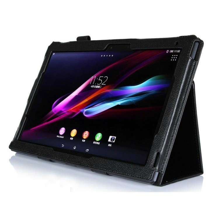 Bao Da Máy Tính Bảng Pu Tích Hợp Giá Đỡ Cho Sony Xperia Tablet Z Z2 Z4 Sonyz4giá đỡ điện thoại