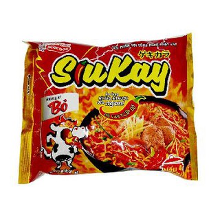 Mì Siu Kay Vị Bò Acecook Gói 127G/ Mì Siu Kay Vị Hải Sản Acecook 128G