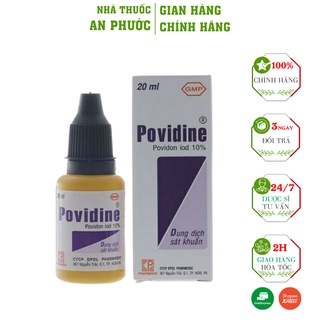 Sát Trùng Vết Thương Povidin ⚡ CAM KẾT CHẤT LƯỢNG ⚡Sát khuẩn, sát trùng da, vết thương hiệu quả