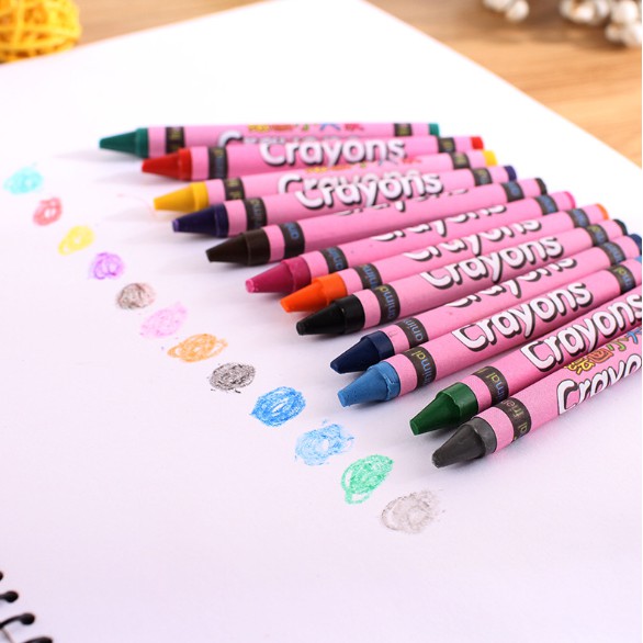 Bút sáp màu Crayons - 8 - 12 - 24 màu - Siêu rẻ đẹp