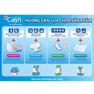 Bỉm/tả quần Caryn M8,L7.