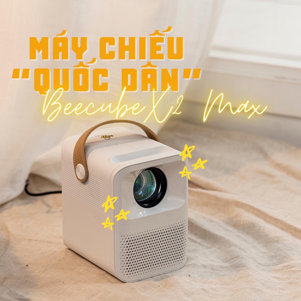 Máy Chiếu Mini BEECUBE Hệ Điều Hành Android + Kết nối Điện thoại + Full HD 1080 - Bảo Hành 12 Tháng