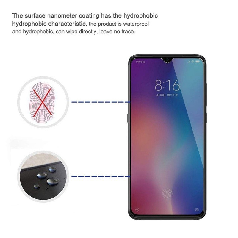 Kính cường lực chống nhìn trộm dành cho điện thoại xiaomi 9 note3 6 6x 8 8se 5x/a1play/9se mix2 mix3 redmi note 7 pro 4 5plus glass