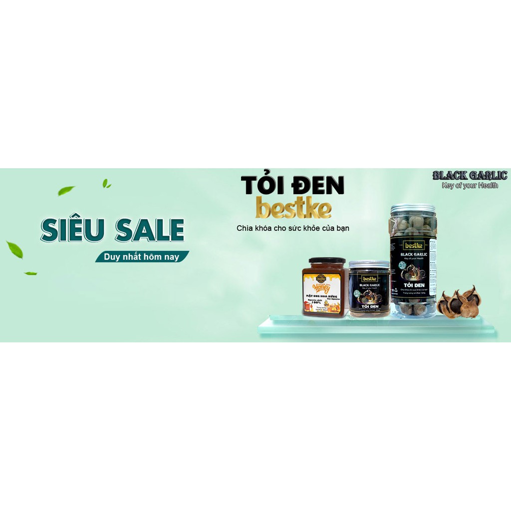 Black garlic, Tỏi đen bestke, sản xuất tại Việt nam tiêu chuẩn xuất khẩu, Combo 4 hộp, mỗi hộp 500g = 2kg