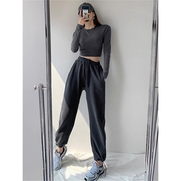 Quần Jogger Ống Rộng Nam Nữ Unisex