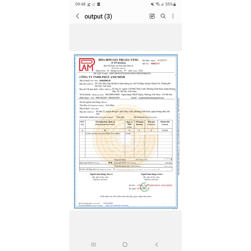 Yori Mart - Sữa tắm Arau chai 450ml Nhật