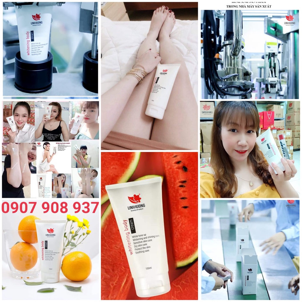 Kem Body trắng da, chống nắng