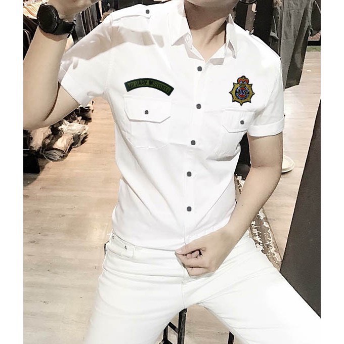 (VIDEO THẬT) BST áo sơ mi nam tay ngắn kaki cầu vai cơ trưởng cao cấp | Áo sơ mi cơ trưởng đẹp | form chuẩn | BigBuy360 - bigbuy360.vn