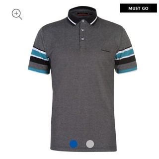 Áo thun polo Pierre Cardin viền tương phản tay nhiều màu - Thời trang công sở Puka