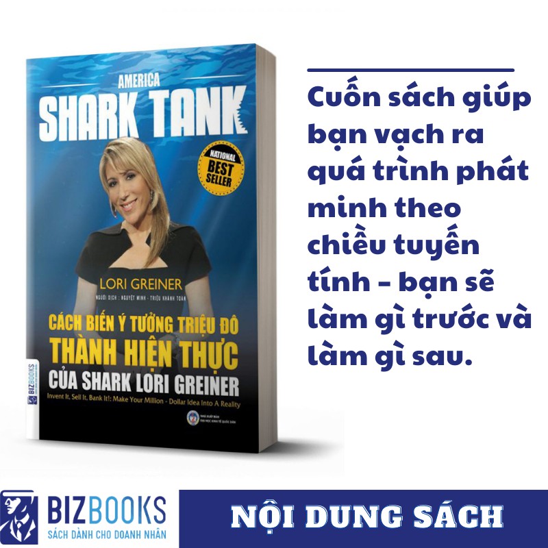 BIZBOOKS - Sách - Cách biến ý tưởng triệu đô thành hiện thực của shark Lori Greiner