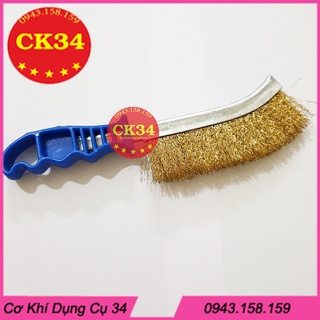 Chổi đánh rỉ inox cầm tay loại cước dày bền đẹp. Bàn chải đánh rỉ sắt C-MART hàng tốt