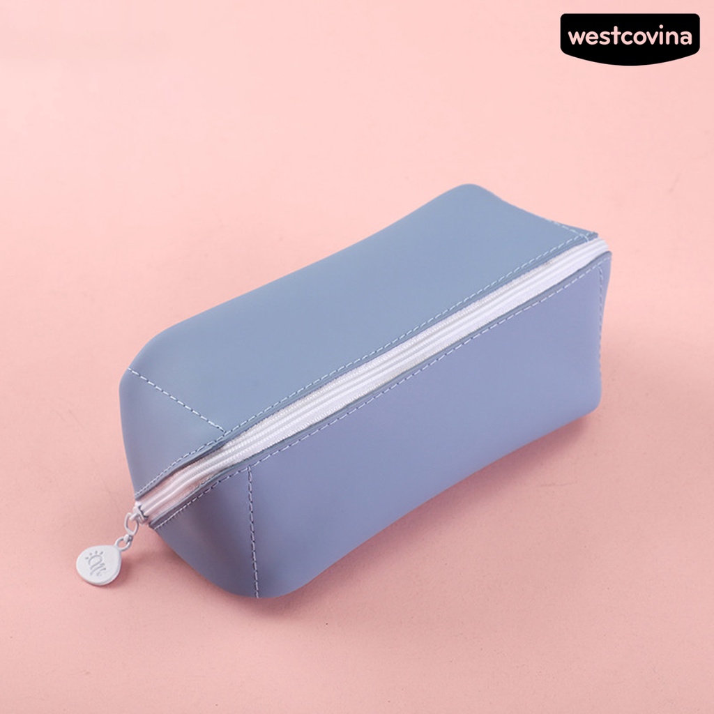 [Hot]✍Túi Đựng Bút Đa Năng Giả Da Thời Trang Xinh Xắn