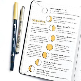 COMBO/SET LÀM BULLET JOURNAL - BÚT, SỔ CHỌN LỌC