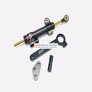 trợ lực cổ matris cacbon gắn raider pas đen