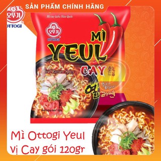  LỐC 5 GÓI MÌ YEUL CAY HÀN QUỐC OTTOGI GÓI 120GRAM 