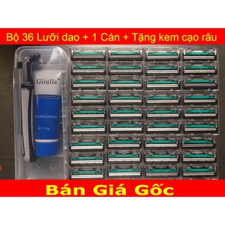 Bộ dao cạo râu kèm 36 Lưỡi cực sắc, cạo râu cả năm SIÊU RẺ
