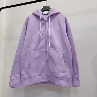 Áo Khoác Zip Trơn unisex