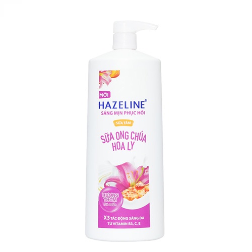 Sữa tắm dưỡng sáng phục hồi da Hazeline Sữa Ong Chúa Hoa Ly 1kg