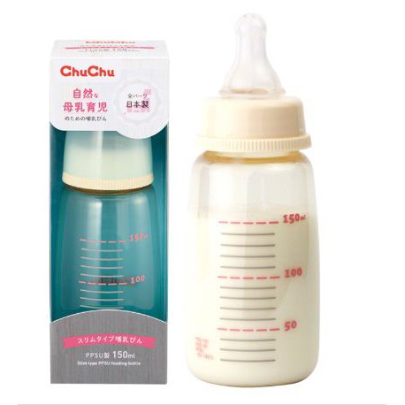 Bình sữa Chuchu 150ml (Nhựa PPSU, BPA free)