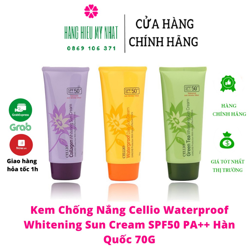 KEM CHỐNG NẮNG CELIO SPF50PA+++ HÀN QUỐC