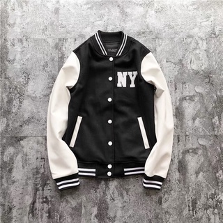 Áo khoác bóng chày mlbny thêu ny