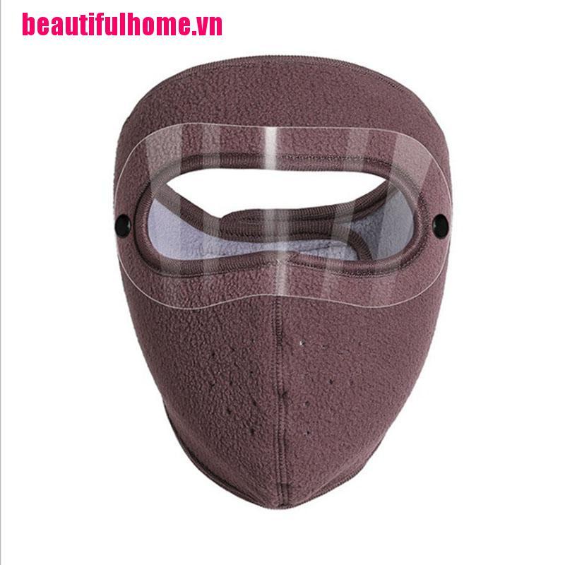 Khẩu Trang Bảo Vệ Giữ Ấm Mùa Đông Có Thể Tháo Rời