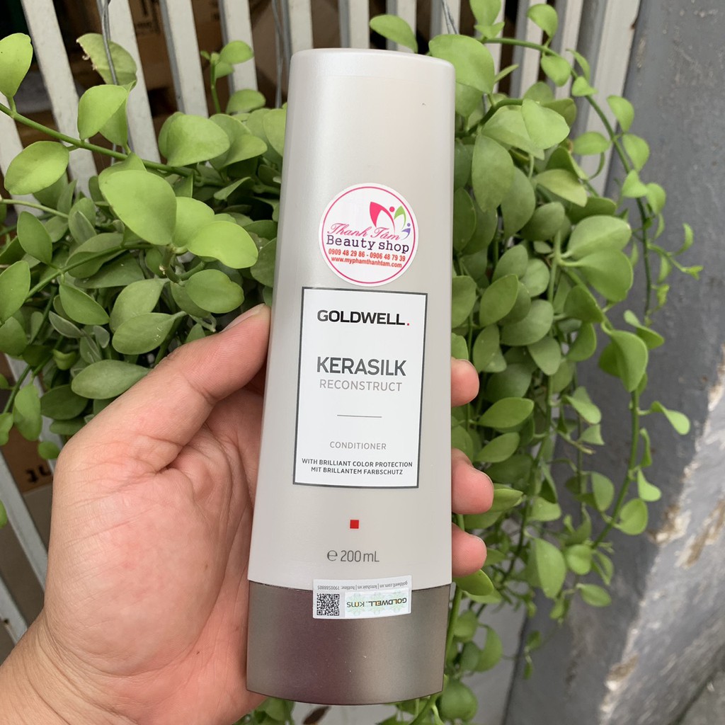 🇩🇪 Dầu xả siêu phục hồi Goldwell Kerasilk Reconstruct Conditioner 200ml