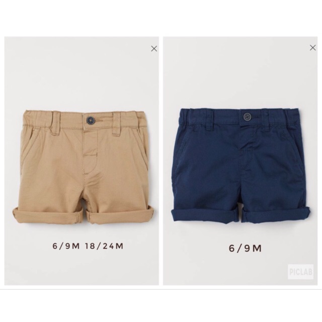 Quần short bé trai HM