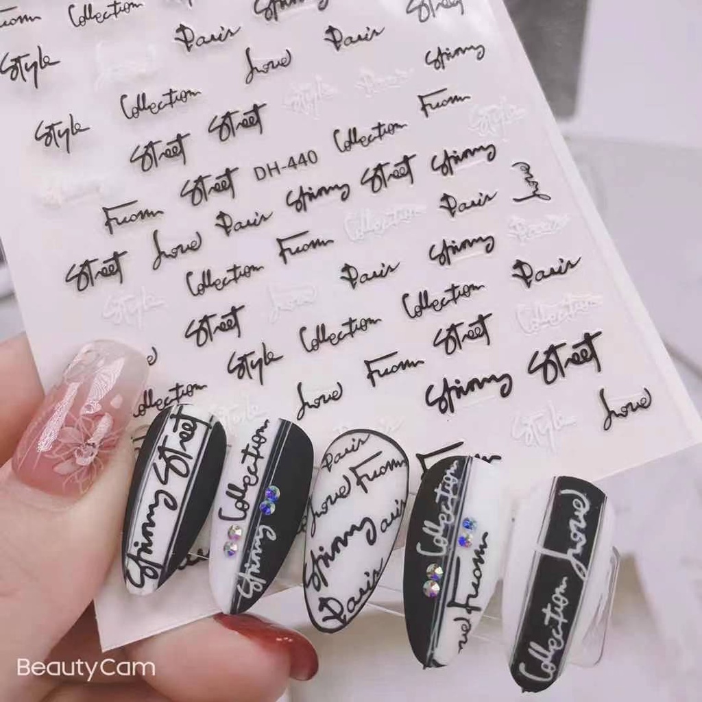 Sticker Trang Trí Nail Dh440