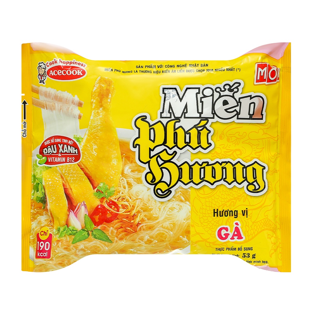 Miến Phú Hương gà / sườn heo gói 58g