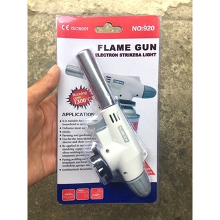 Khò Gas 920 Mini Flame Gun Tự Động Đánh Lửa, Khò Gas Chuyên Dụng - Núm điều Chỉnh Nhiệt 1400 độ C