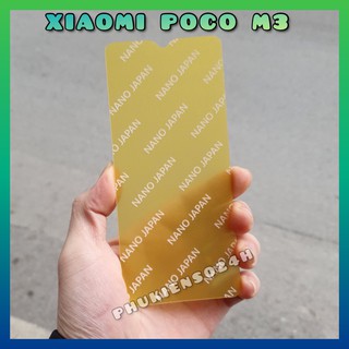 Kính Cường Lực Dẻo Nano Cho Xiaomi Poco M3 Full màn 98% siêu bền,không sứt mẻ
