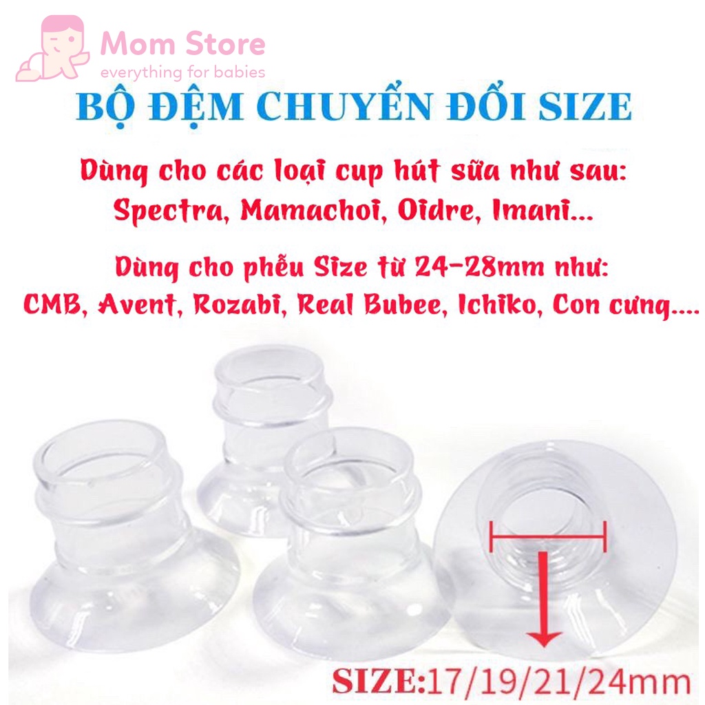 Đệm Giảm Size Easy Dùng Cho Máy Mama Choice, Spectra, Imani, Cmbear, Kichi, Con cưng, Rozabi, Bubee...