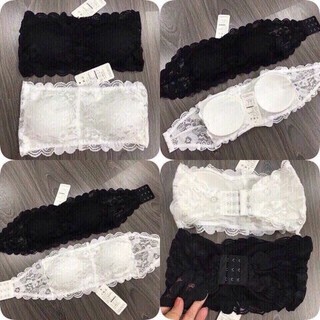 ÁO ỐNG NGẮN REN CÓ MÚT 03