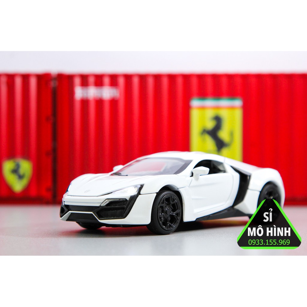 [ Sỉ Mô Hình ] Xe mô hình Lykan Hypersport 1:32 Trắng