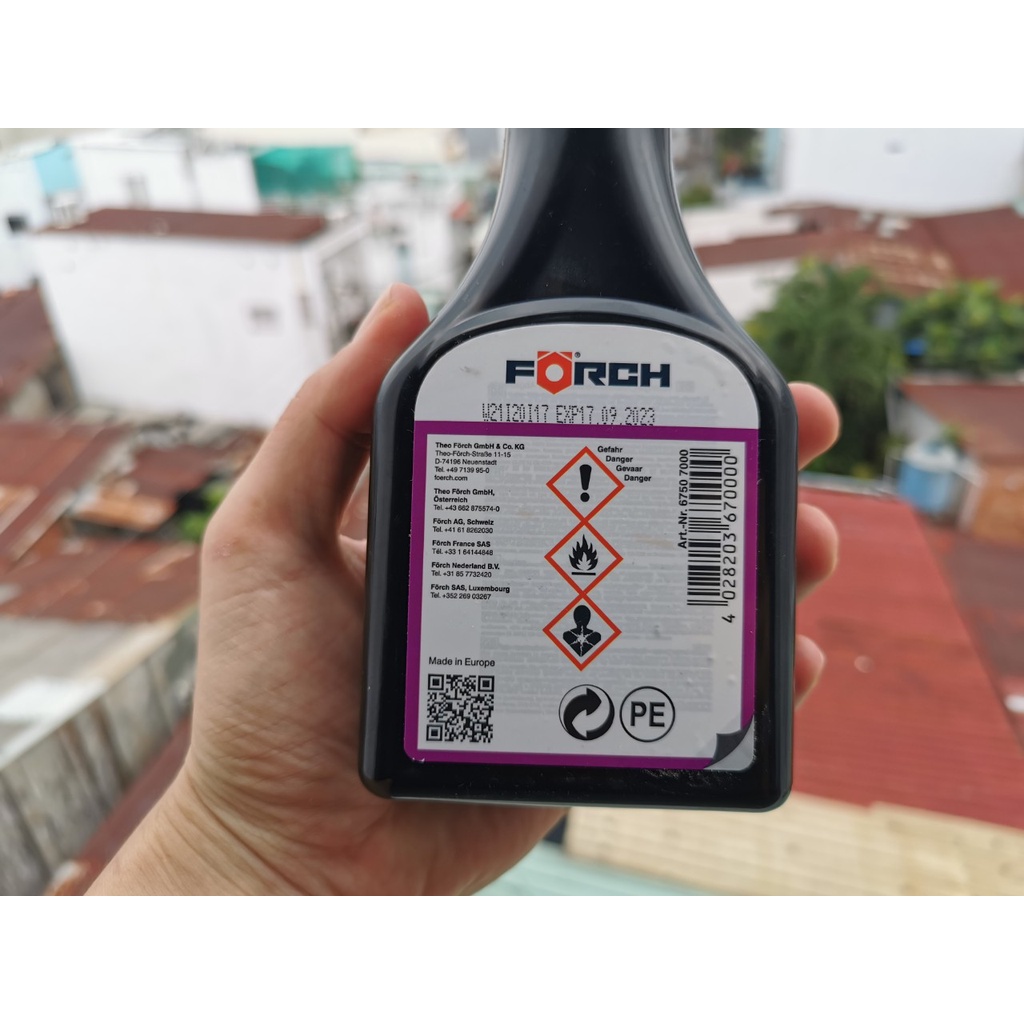 Dung Dịch Vệ Sinh Súc Rửa Động Cơ Máy Xăng Và Dầu Forch BENZIN ,Diesel 300ml